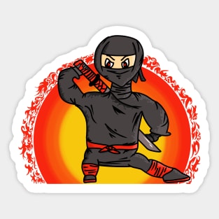 Ninja Son of The Sun Sticker